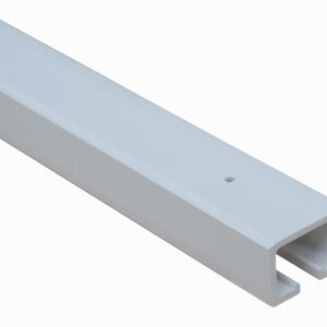 PVC door concertina platinum headrail